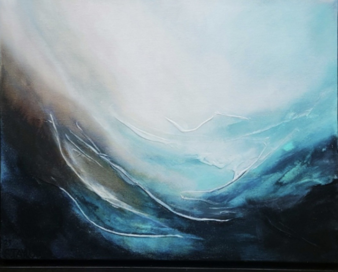 Sharon Taylor | HIdden Depths 6|  Curio  Bay | McATamney Gallery and Desgin Store | Geraldine NZ